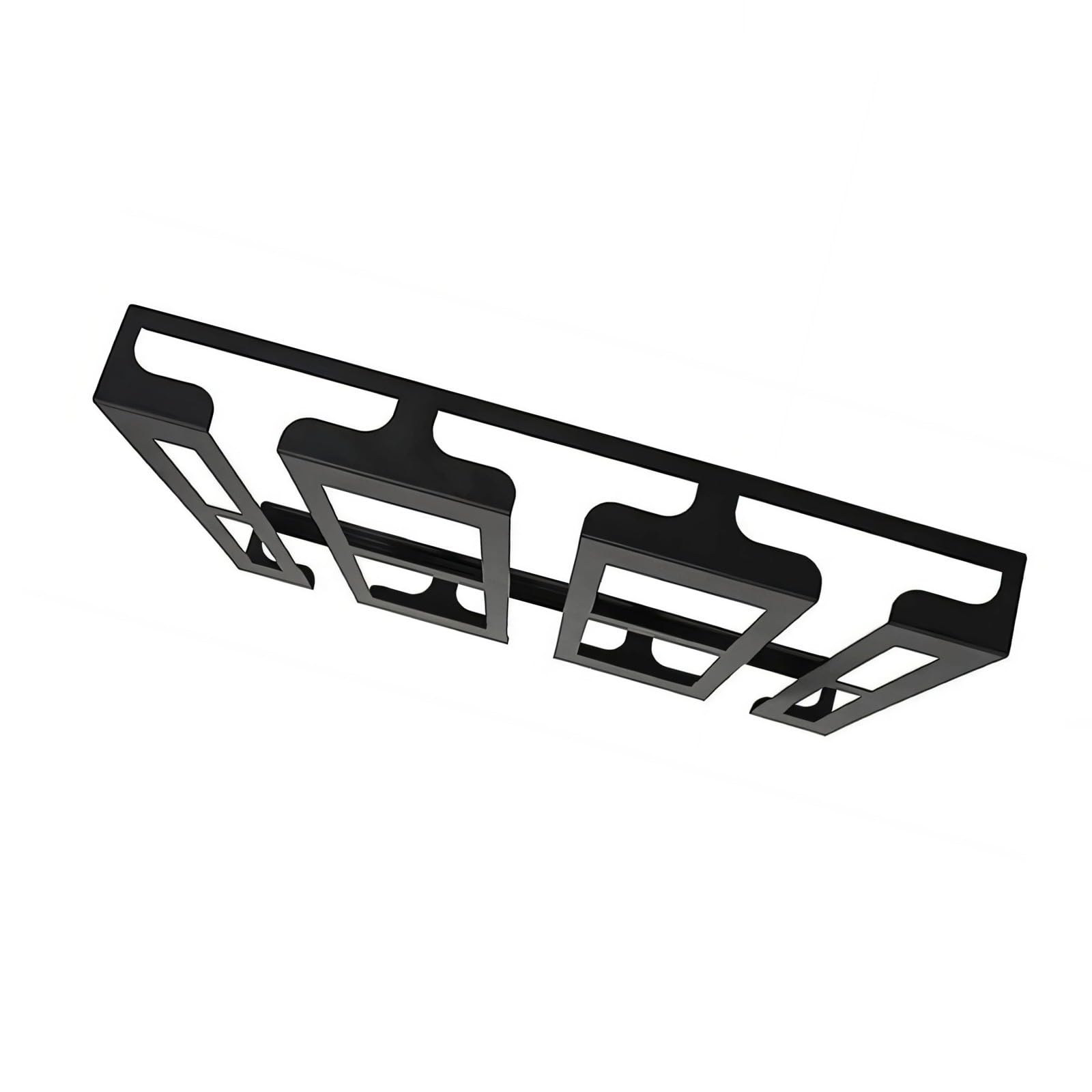 Mekalero Modern Cabinet Wine Glass Rack Metal Hanging Holder for Stylish Kitchen Arrangement Stylish Wine Glass Display
