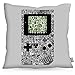 VOID 8-bit Game Cojín con Dibujo Funda de cojín Funda para Outdoor Indoor Pixel Boy, Kissen Größe:40 x 40 cm