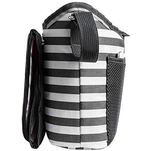 Baby Stroller Organizer Bag For Mom Also Converts To A Stylish Shoulder Bag | Bonus Changing Pad | Two Cup Holders | Mesh Pocket For Iphones, Ipads, And Secret Compartment For Your Wallets And Keys #TOP7