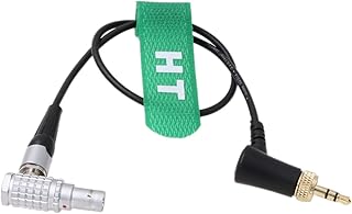 HangTon Locking 3.5mm TRS 5-pin Timecode for Deity TC-1 to ARRI Alexa SXT Sound Devices Zaxcom Audio Recorder Camera 12