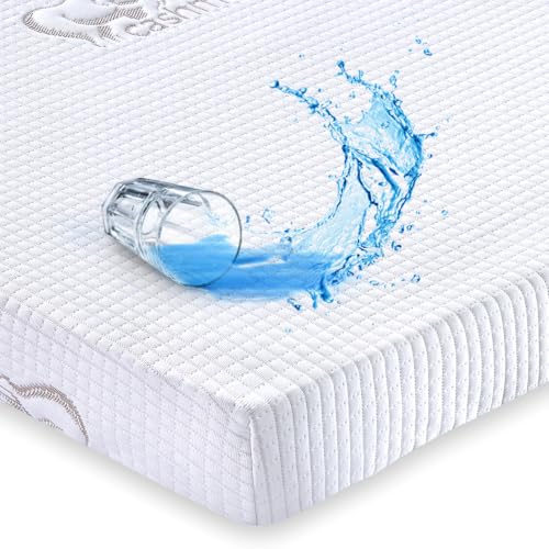 Image of Waterproof Pack and Play Mattress Protector, Quilted Pack and Play Mattress Pad Cover Ultra Soft and Breathable, Playard Sheet Protector 39inch X 27inch fits for Baby Foldable and Playard Mattress