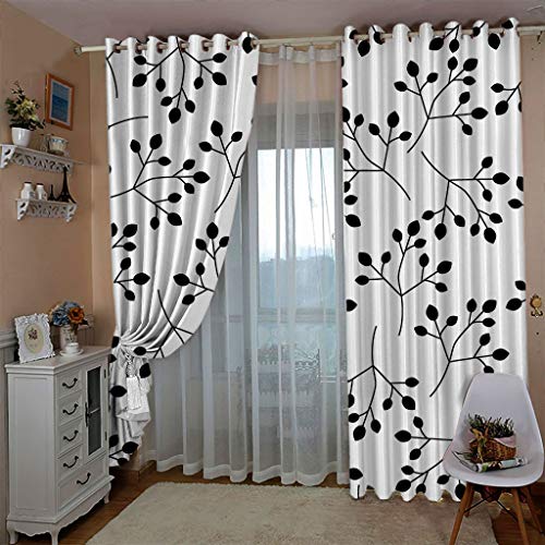 Tenture opaque à oeillets et draperies d'isolation thermique