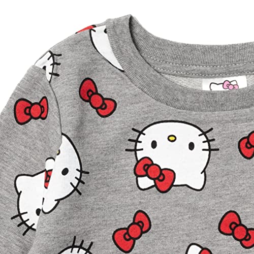Pull en tissu éponge Hello Kitty pour fille rose - 4