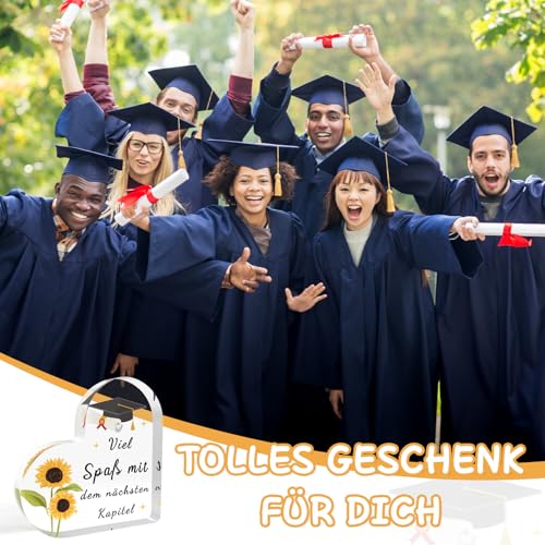 Abitur Geschenke,Mutmacher Aufmunterung Geschenke Zum Bestandenen Abitur Motivationsgeschenke Freundschaft Geschenkideen Abschiedsgeschenk Acryl für Beste Freundin Studenten Weiblich Freundin