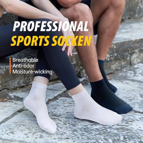 Chaussettes sport coton respirant TIBISI socquettes basses hommes femmes 35-38