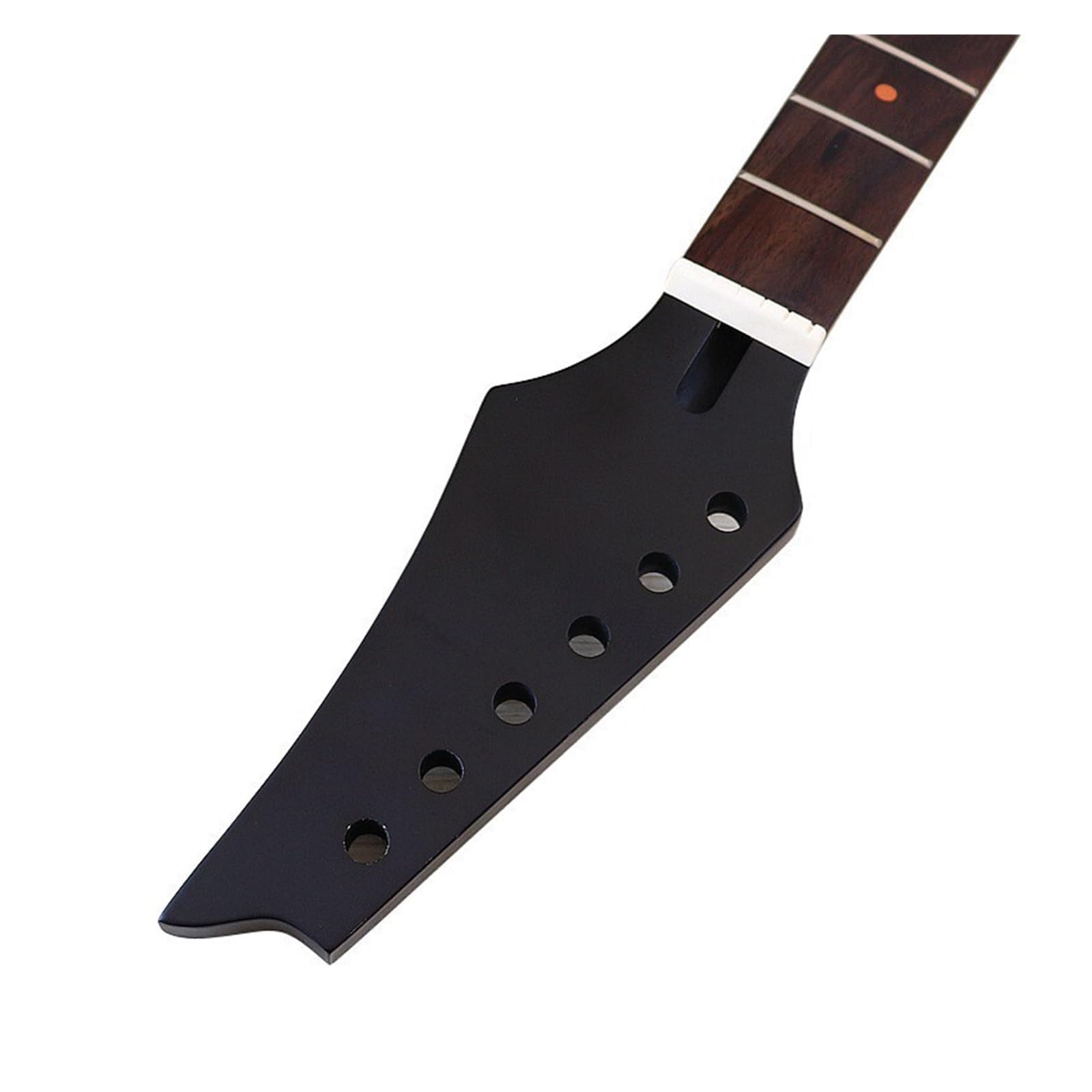6-Saiter 24-Bund Ahorn Red Dot E-Gitarre Halsgitarre DIY Instrumentenzubehör