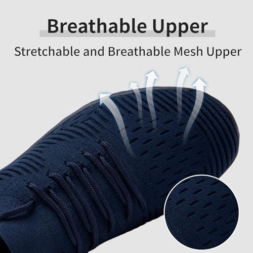 Image of Running Shoes for Men Non Slip Tennis Gym Sneakers Lightweight Breathable Mesh Athletic Shoe Comfortable Casual Workout Walking Shoe for Outdoor Travel Work and Daily Use