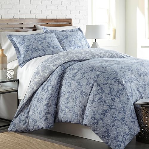 Southshore Fine Living, Inc. MF-DUV-PPSLY-BLU-K Reversible Paisley Duvet Cover King Size/California King thumb #6