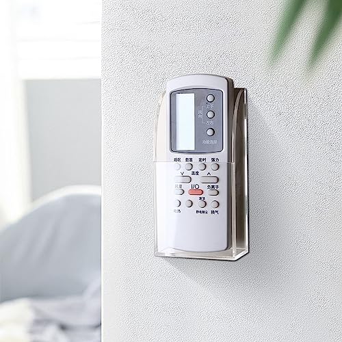HERCHR Remote Control Holder Wall TV Remote Holder Clear Acrylic TVremote Media Player Controller Organiser Caddy Box Organizer for Air Conditioner TV - Cosy Home Interiors HERCHR Remote Control Holder Wall TV Remote Holder Clear Acrylic TVremote Media Player Controller Organiser Caddy Box Organizer for Air Conditioner TV - Image 7