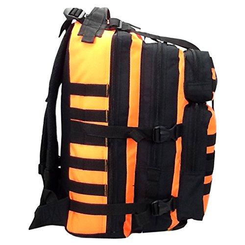 Mochila táctica para senderismo 19 pulgadas naranja miniatura 6