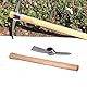 Kreuzhacke 45 cm Edelstahl Gesteinsfleck Pickaxes Spitzhacke Doppelhacke Mattock Hacke mit Holzgriff, Pick Axt Handwerkzeug zum Transplantieren der Pflanzung des Lösens von Boden