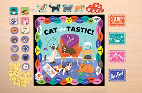 Mudpuppy Cat-Tastic Juego de Mesa para 2-4 Jugadores miniatura 3