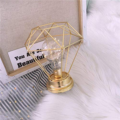 Lampada da Comodino a Forma di Diamante, Lampada