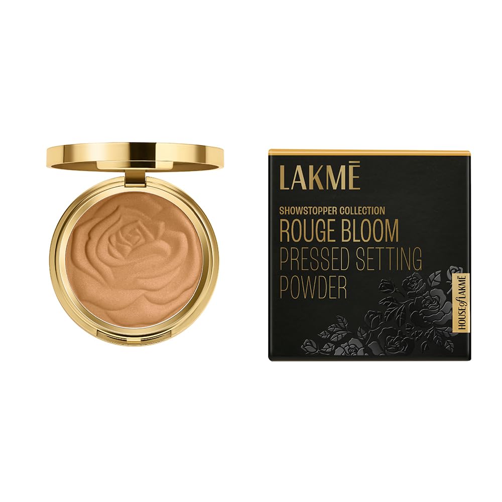 Lakme Showstopper Collection Rouge Bloom Setting Powder Almond - 12g