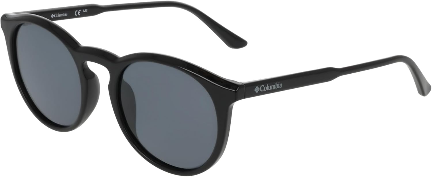 Columbia Men's Sunglasses C574SP SHARPTAIL/N - Black with Smoke Solid Polarized Lens