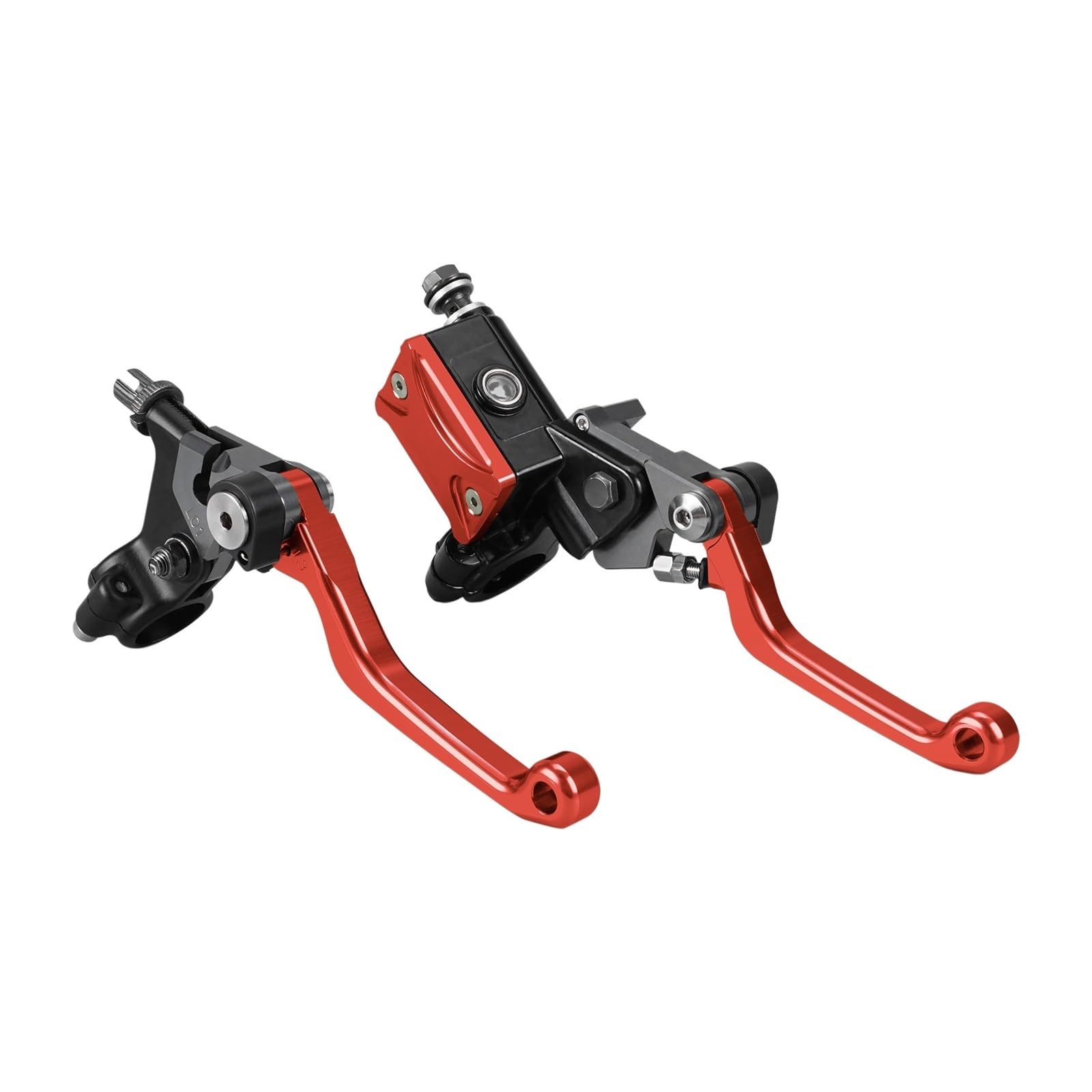 Gwearu Red Clutch Lever For Drz400s Drz400sm Rmz250 Rmz450 Rm 85 125 250 Rmx 250S 450Z Dr 250R 7/8" Hydraulic Brake & Cable Clutch Lever