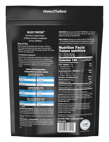 Image of PEScience Select Protein Powder, Whey and Casein Blend, Lean Protein Powder for Women and Men, Low Calorie, Low Carb, Keto Friendly, Gluten Free, Frosted Chocolate Cupcake - 5 Servings