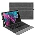 FINTIE Custodia per Microsoft Surface PRO 7 / PRO 6 / PRO 5 / PRO 4 / PRO 3 12.3 Pollici, [Multi-angli] Slim Fit Folio Case Cover, Compatibile con Type Cover Keyboard, Dark Grey