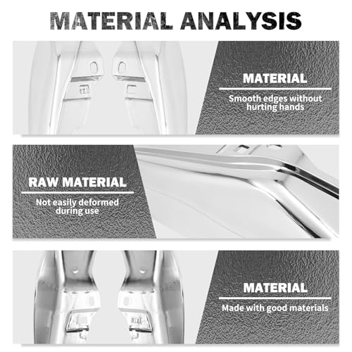 HDBUBALUS Motorcycle Mid Frame Air Deflector Heat Shields Deflector Fit for Harley Touring and Trike FLTR FLHT FLHX FLHTKL 2009-2016 Chrome