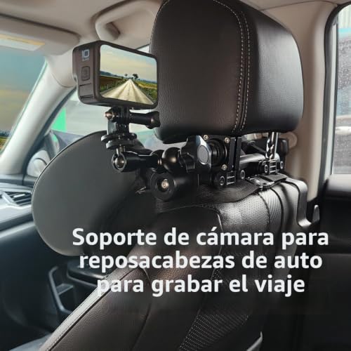 Soporte de cámara para coche con brazo de 10'' y base de alta estabilidad 4
