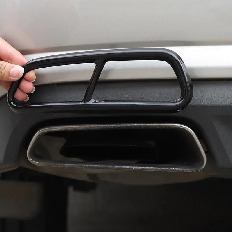 【国内即発】に適合 アウディ A6 C7 2016 2017 2018 ステンレススチール製 テールスロートパイプ 改造カバー 車用エキゾースト