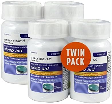 Simply Right Sleep Aid 50mg Diphenhydramine (384 Count)