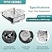 2-Year Warrant𝙮 W10185982 WPW10185982 Dryer Timer for Whirlpool Maytag WED4815EW1 WED5100VQ1 WED4800BQ1 WGD4800XQ0 WED4810EW1 WED4800XQ0 Replace 418-618-20-B5 PS11749831230V 60Hz by Cenipar