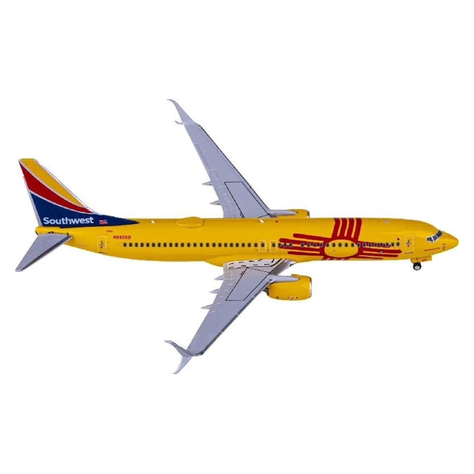 Modèle d'avion moulé sous pression 1:400 jouet métal NG58210