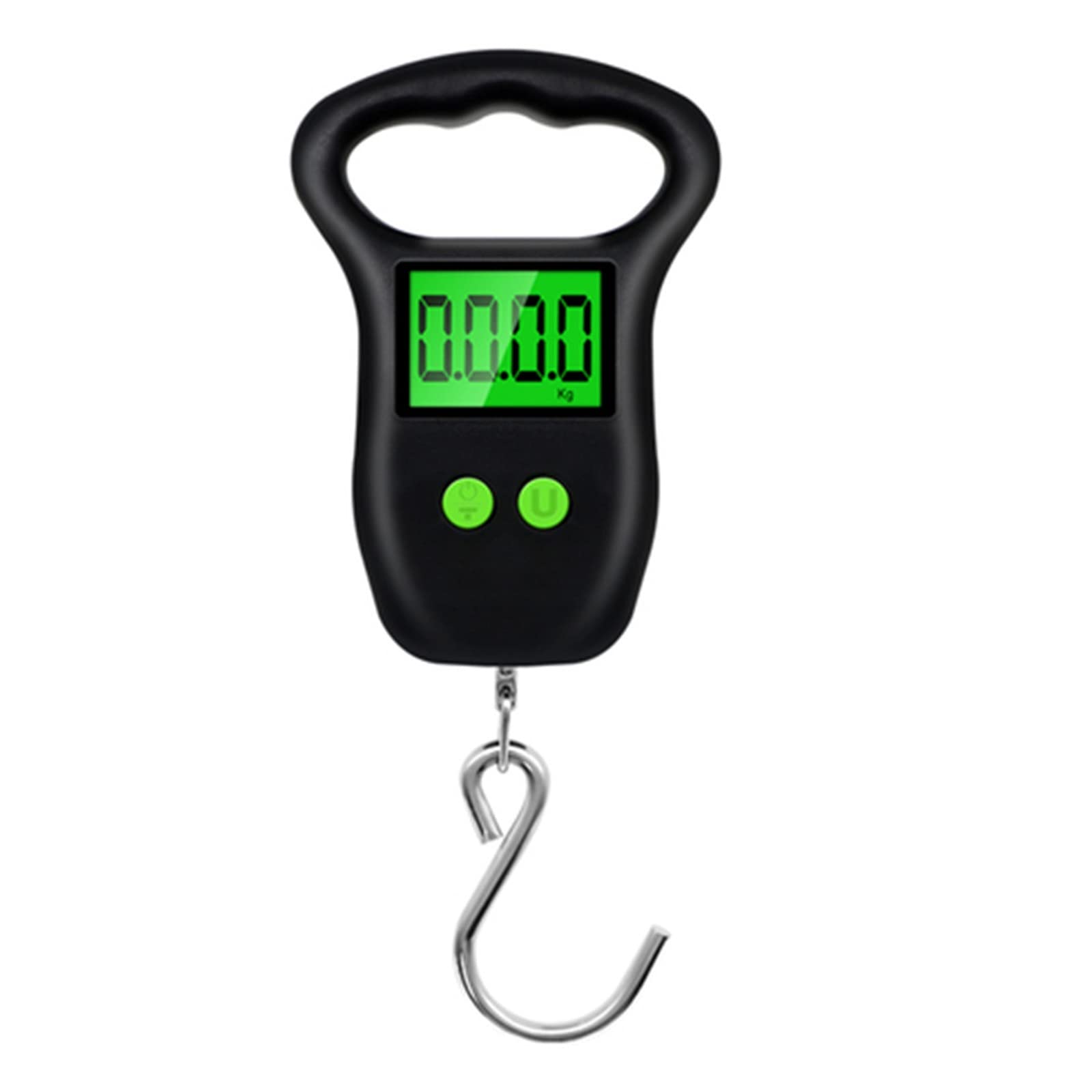 Báscula Digital portátil para Equipaje, 50 kg, 10 g, para Colgar Maletas, electrónica, LCD, para Viajes, Equipaje y Bolsas.