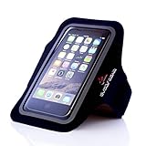 EVOLV GEAR Workout Armband for iPhone 6 / 6S & Samsung Galaxy S5 / S6 / S7. Fit for Large to X-Large Arms. Great for Running / Exercise! FREE Weight Loss Guide Included!!!