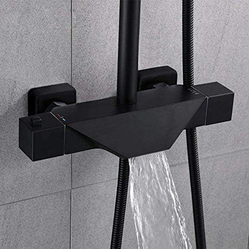 Robinet mitigeur thermostatique pour baignoire et douche mural cascade