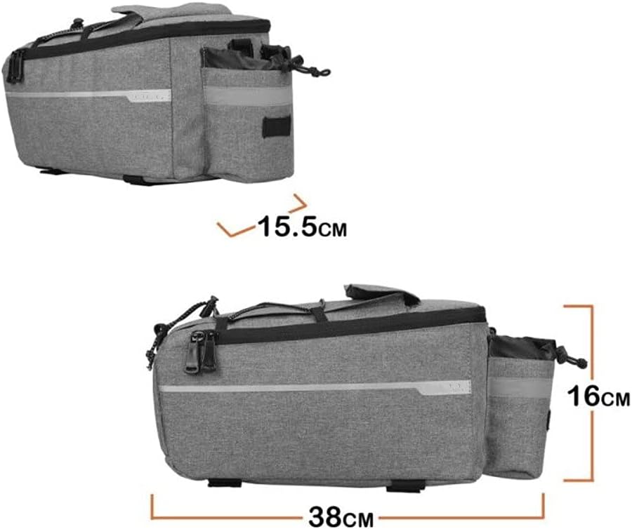 HBJWOV Bicycle Seat Rear Bag Waterproof Pannier Rack Pack Shoulder Bike Bicycle Accessories