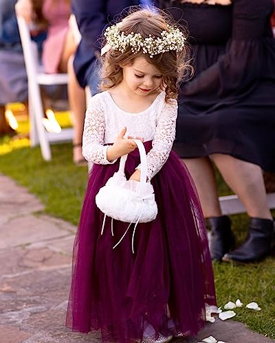 image for 2Bunnies Girl Peony Lace Back A-Line Straight Tutu Tulle Party Flower 