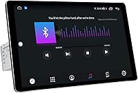 Vista 8 de Joying 10.1 HD Head Unit Android 10 Single Din Car Stereo Touch Screen Car Radio 4GB+64G with GPS Navigation, Wiress CarPlay and Wiress Android