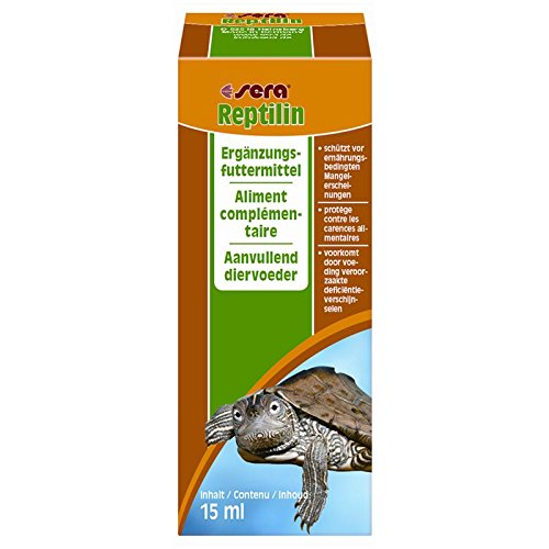 sera Reptilin 15 ml | Multivitamin-Ergänzungsfutter für Reptilien | Schützt vor Mangelerscheinungen | Flüssig & leicht auf Futter oder Trinkwasser aufzutragen | Tägliche Anwendung