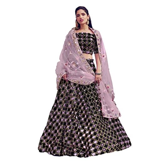 Fusionic Stylish art silk lehenga choli For Women