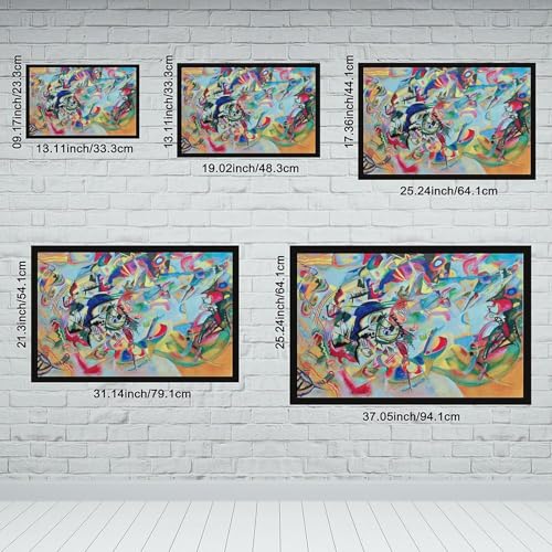 Toile Kandinsky Composition 7 art mural inspirant pour la maison - 2