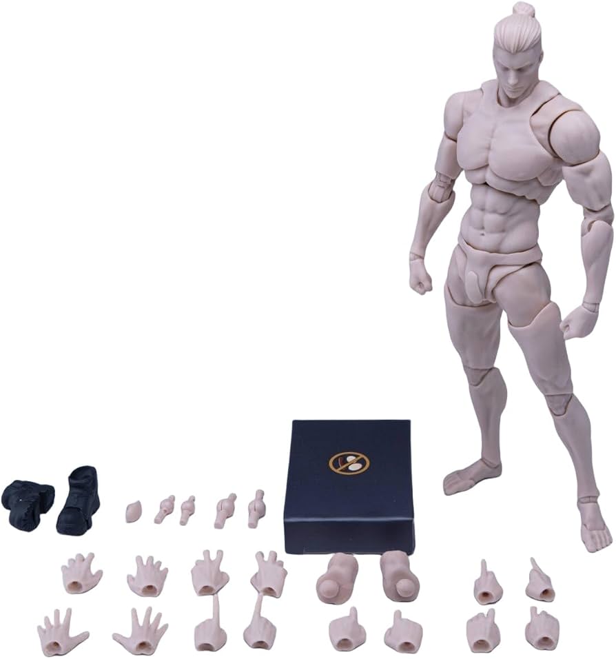 Amazon.co.jp: Romankey X COWL 1/12 フィギュア 超可動 男性 素体