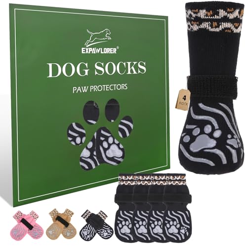 EXPAWLORER Dog Socks for Hot Pavement to Prevent Licking Paws,