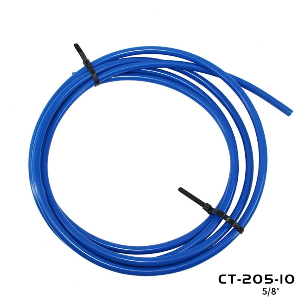 EasyByMall Bande de cintrage de tube en cuivre intégré pour tuyau de climatisation, kit d'outils de cintreuse en plastique PE avec tailles 1/4 3/8 1/2 5/8", longueur de 4 m