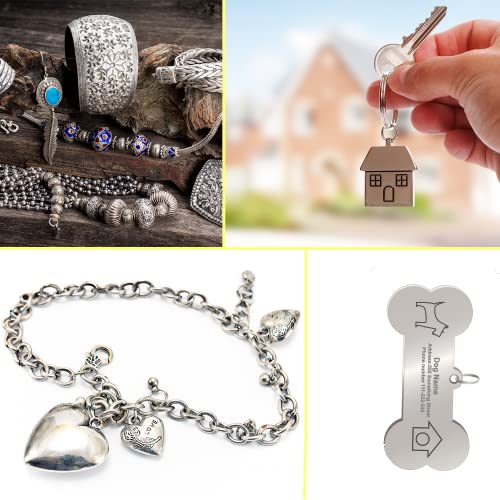 Tialero Steel Bench Block And Metal Stamping Hammer Kit, No-Rebound Metal Bench Block, Jewelry Stamping Hammer thumb #6