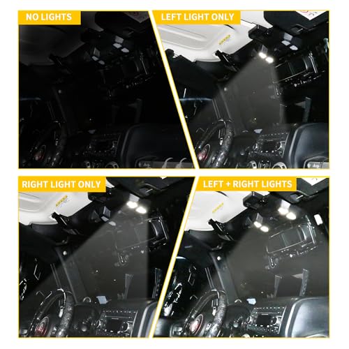 Luz LED interior domo para Jeep Wrangler JK 2012-2018 miniatura 3
