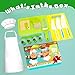 Kids Knife Set for Real Cooking Easter Basket Stuffers Gifts for Kids15 Pieces Montessori Kitchen Toys for Toddlers Children Safe Knives Cooking Cutting Sets for Kids Toddler Toys
