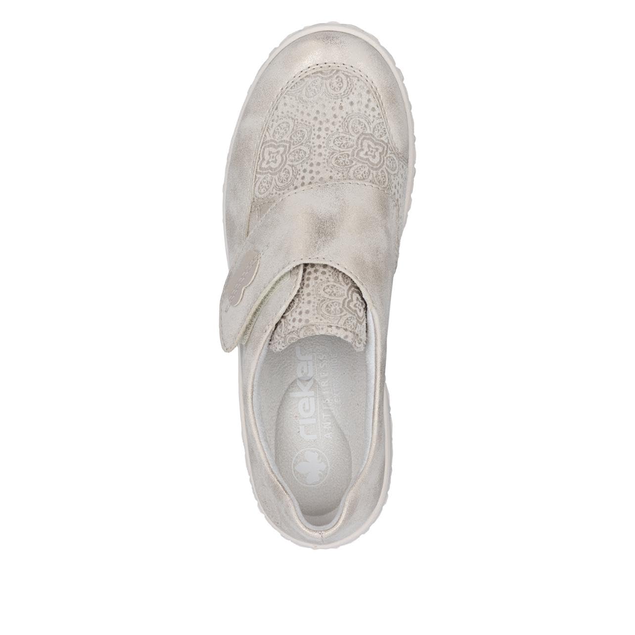 Rieker Halbschuhe Klett Weite H Gold