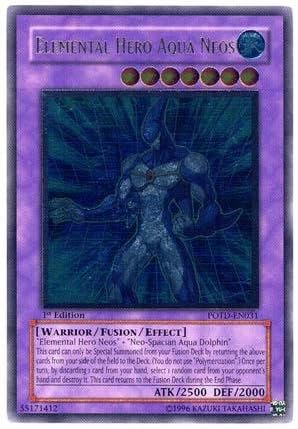Yu-Gi-Oh! - Elemental Hero Aqua Neos (POTD-EN031) - Power of The Duelist - 1st Edition - Ultimate Rare