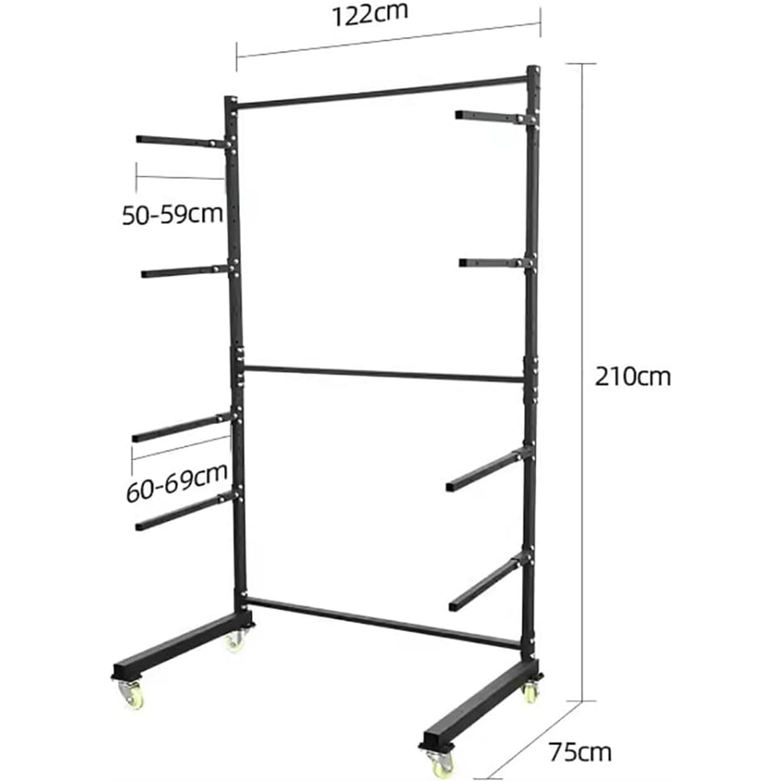 Espositore Multistrato per Paraurti, Scaffale Universale per Verniciatura A Spruzzo per Pannelli per Auto, Scaffale Mobile di Stoccaggio, Scaffale per Lo Stoccaggio di Vernice Spray