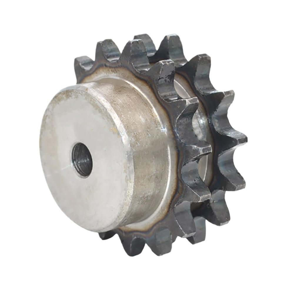 1 Uds 10-25 dientes 45# acero doble fila 08B piñón de transmisión de cadena rodillo de cadena paso de engranaje 12,7mm rueda dentada Industrial(25 Teeth)