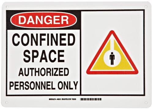 Panneau danger espace personnel Brady signalétique securite entreprise