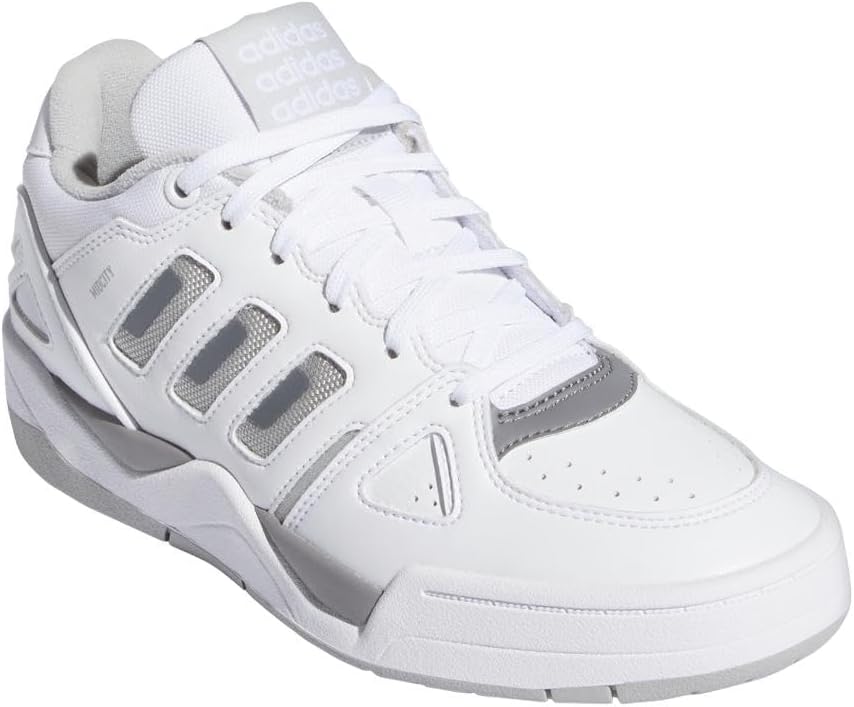 adidas Womens Midcity Low Basketball Sneakers Shoes - White