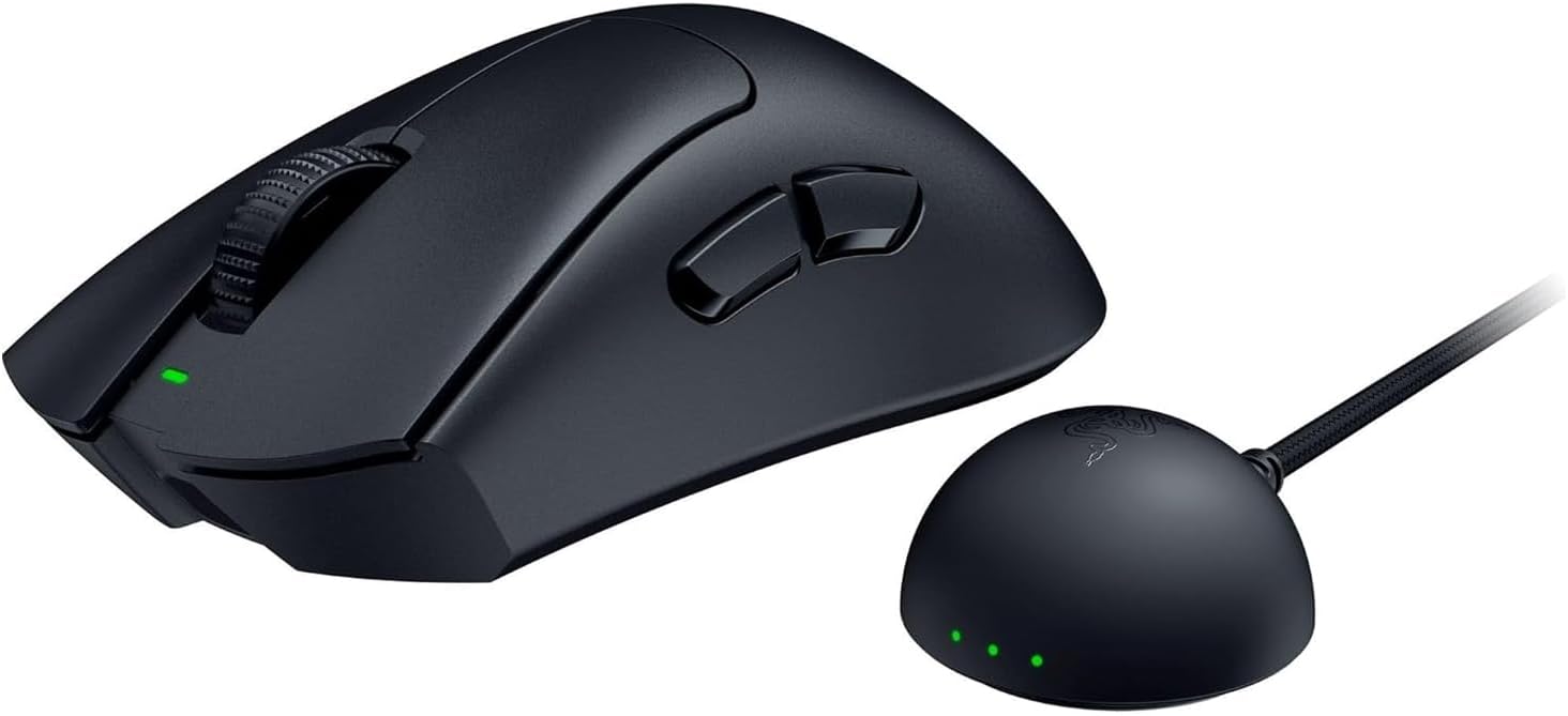 Razer Deathadder V4 Pro Mouse Gaming Right-Hand Rf Wireless, W129292444 (Gaming Right-Hand Rf Wireless + USB Type-A Optical 45000 Dpi)